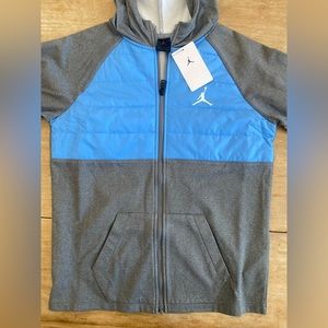 Jordan Boys' Full-Zip Hooded Jacket XL NIKE Hoodie with pockets
